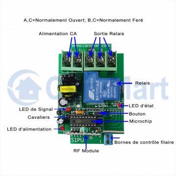 Interrupteur d'alimentation 220V / 110V