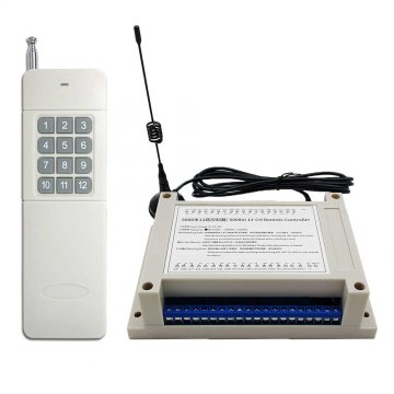 Petit Interrupteur Sans fil CC 4-12V Avec Sortie Contact Sec 5A (Modèl –  Magasin d'interrupteurs sans fil