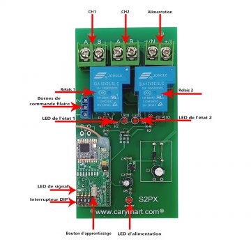 5000M Kit Interrupteur Télécommande Sans Fil avec 12 Sorties Relais Sec